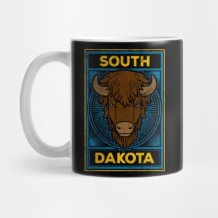 South Dakota Bison Buffalo Mug